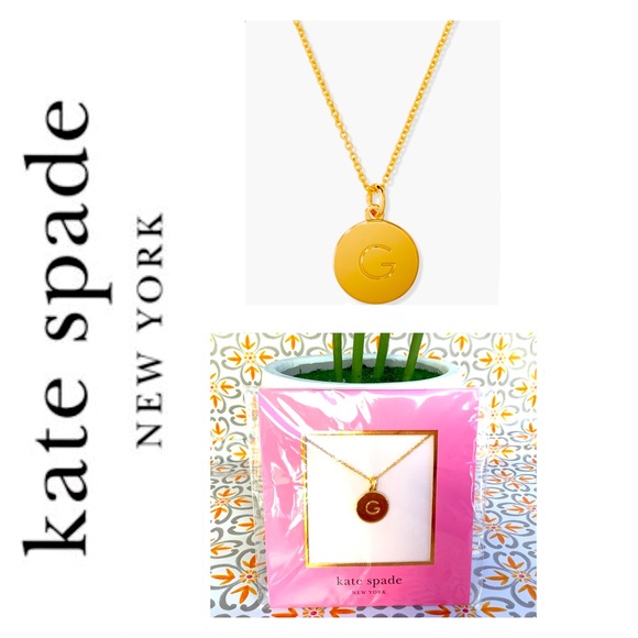 🐘 Kate Spade Initial Pendant Necklace - Picture 1 of 6